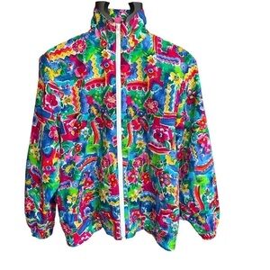 VTG 90’s Koret Francisca Floral Rainbow Bomber Jacket
Windbreaker Track Jacket M